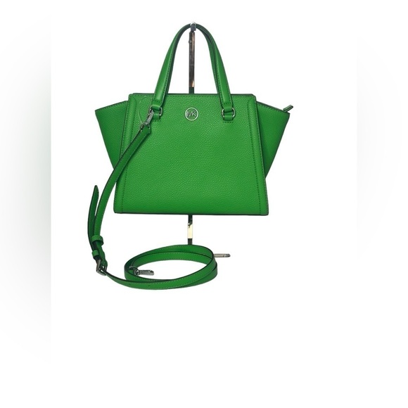 MICHAEL KORS NWT Women's FREYA Small Leather Satchel/Xbody Palm MSRP $328 - Picture 3 of 12